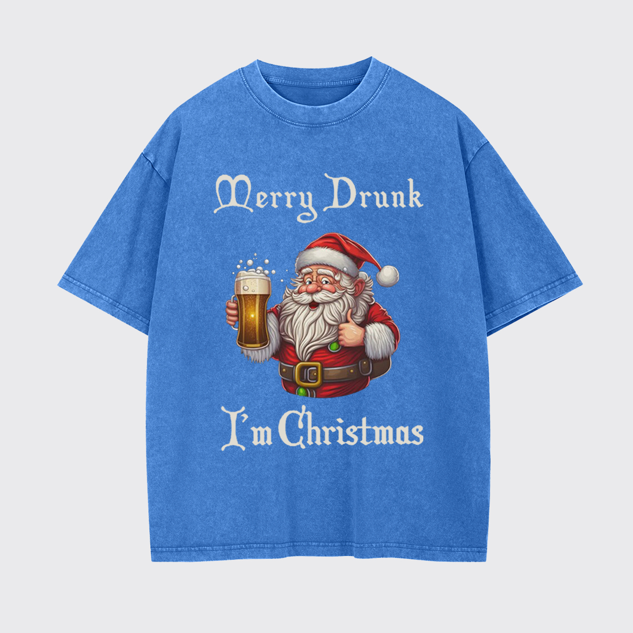 Merry Drunk I'm Christmas Garment-dye Tees