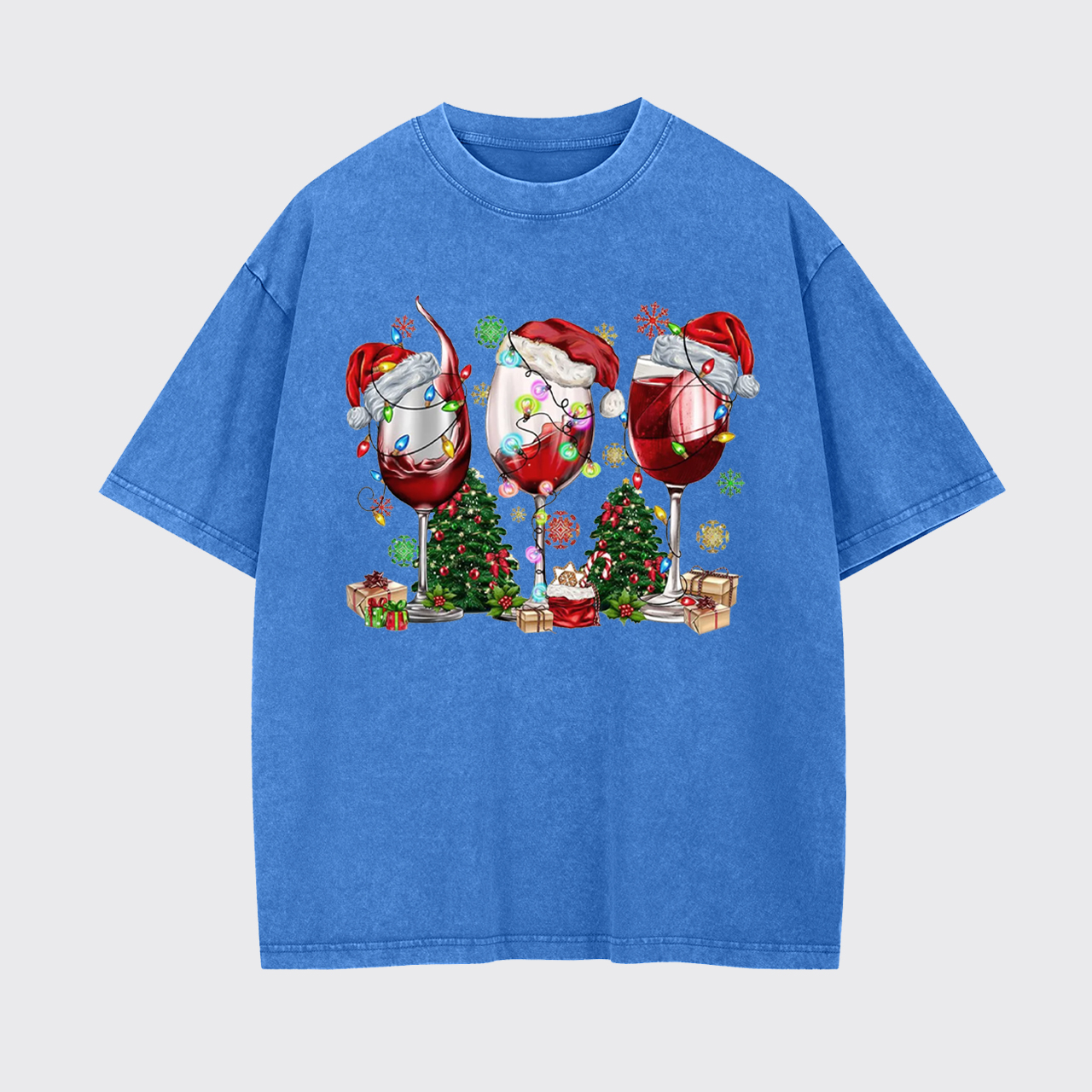 Christmas Wine Garment-dye Tees