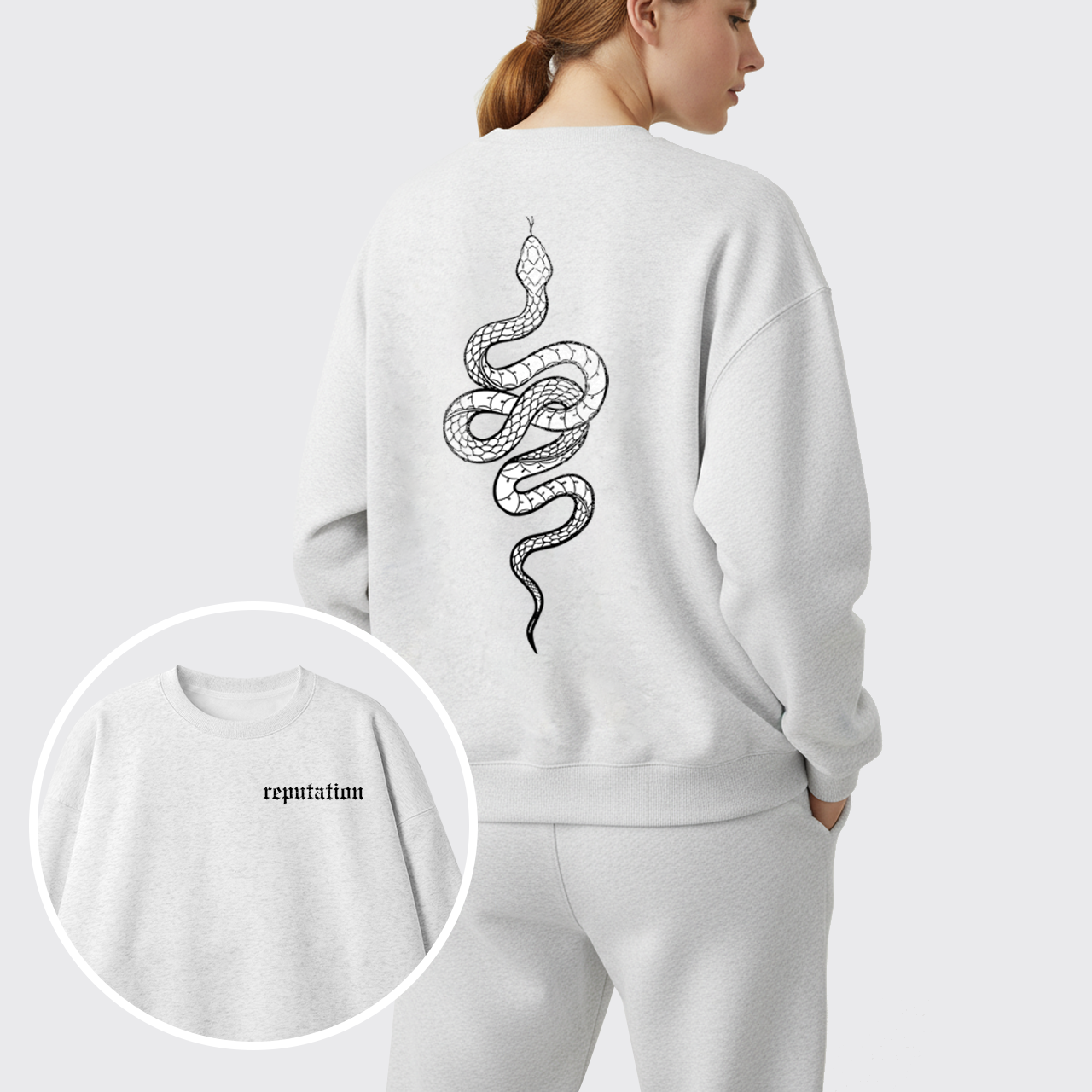 Fleece Reputation Look What You Made Me Do Sweatshirt Set