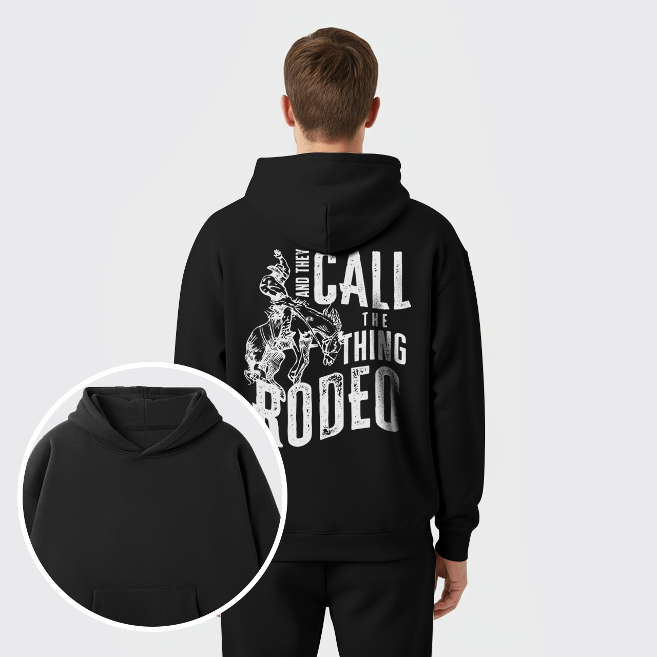 Fleece And They Call The Thing Rodeo Hoodie Set