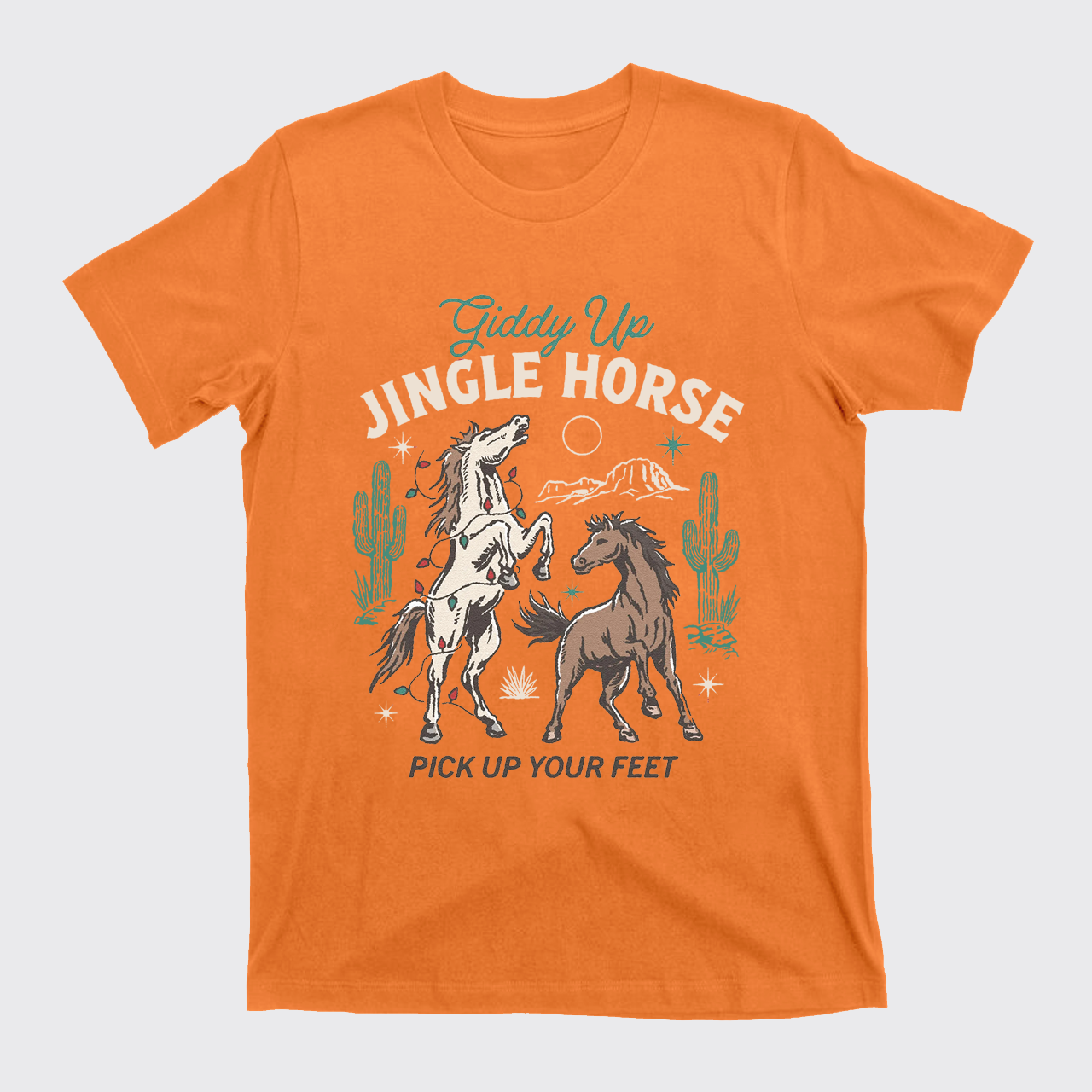Giddy Up Jingle Horse Christmas T-Shirts