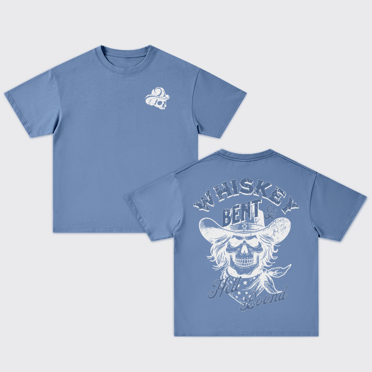 Whiskey Bent & Hell Bound Oversize T-Shirts