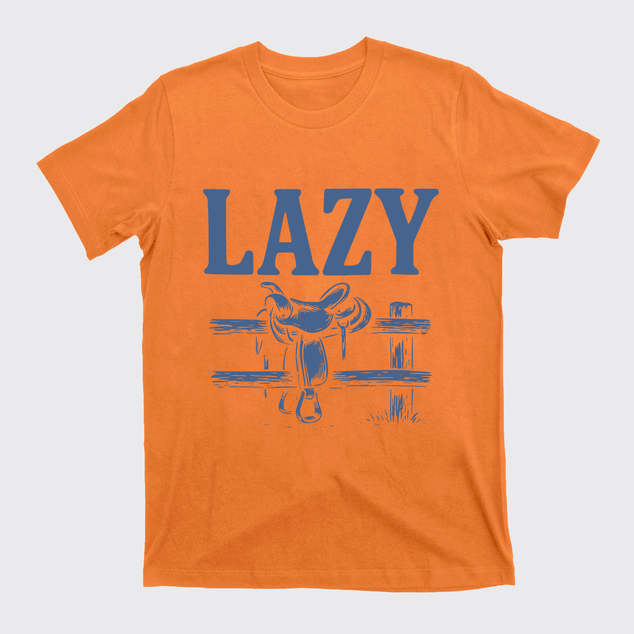 Lazy Cowboy Saddle T-Shirts