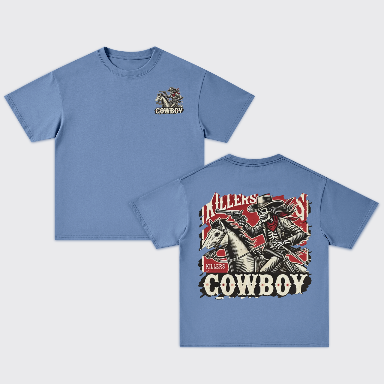 Black Cowboy Killers Oversize T-Shirts