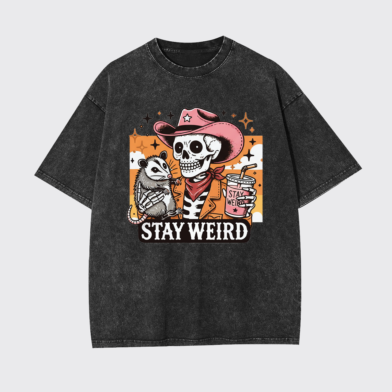 Stay Weird Garment-dye Tees
