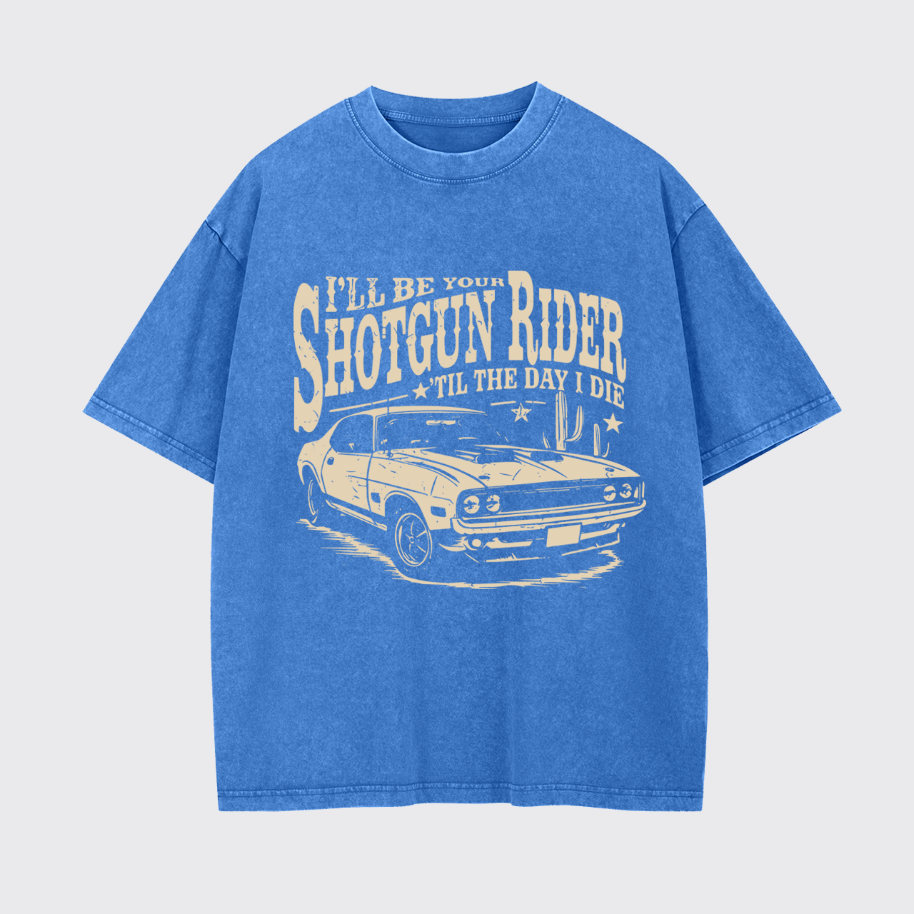 Country Music Western Rider Garment-dye Tees
