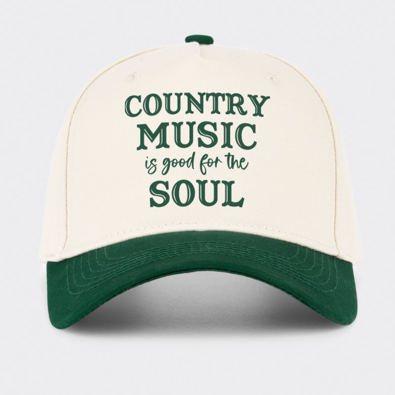 Country Music Is Good For The Soul Baseball Cap