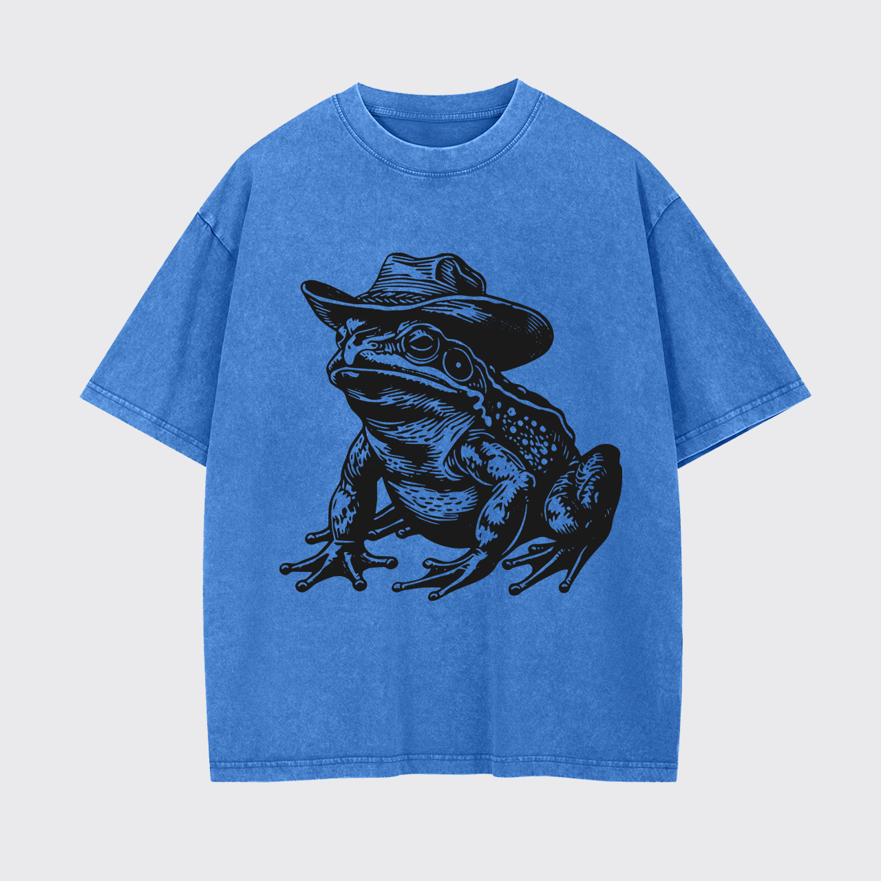 Vintage Cowboy Frog Garment-dye Tees