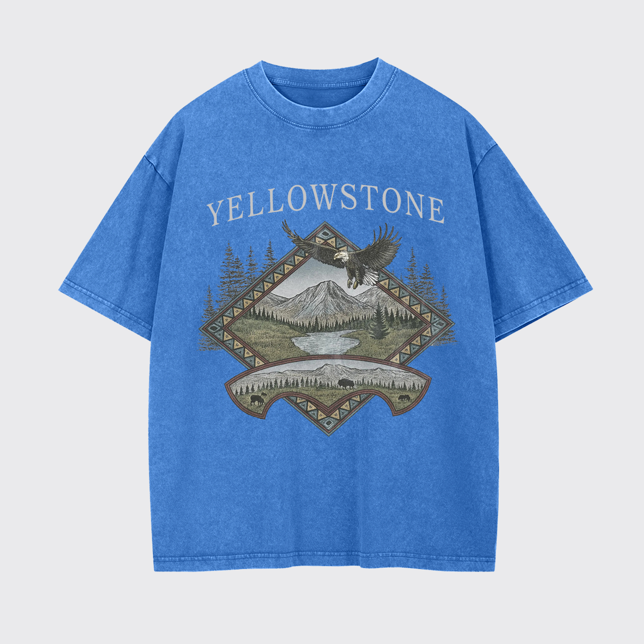 Yellowstone National Park Vintage Garment-dye Tees