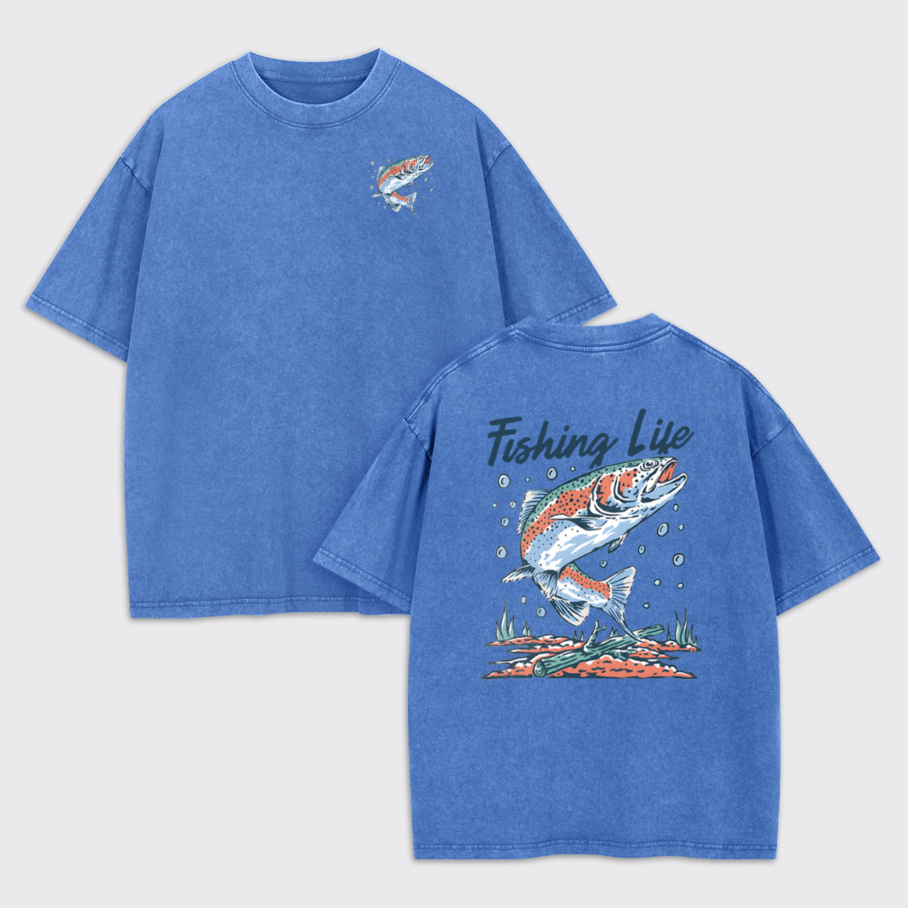 Fishing Life Garment-dye Tees