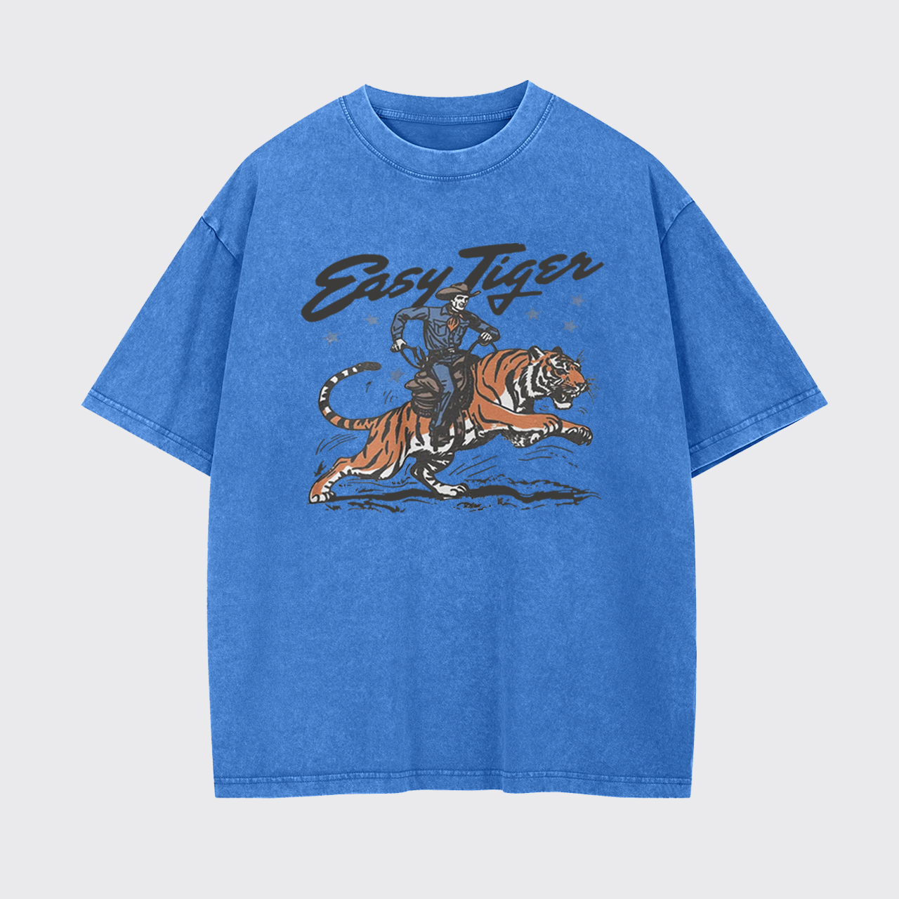 Easy Tiger Retro Cowboy Garment-dye Tees
