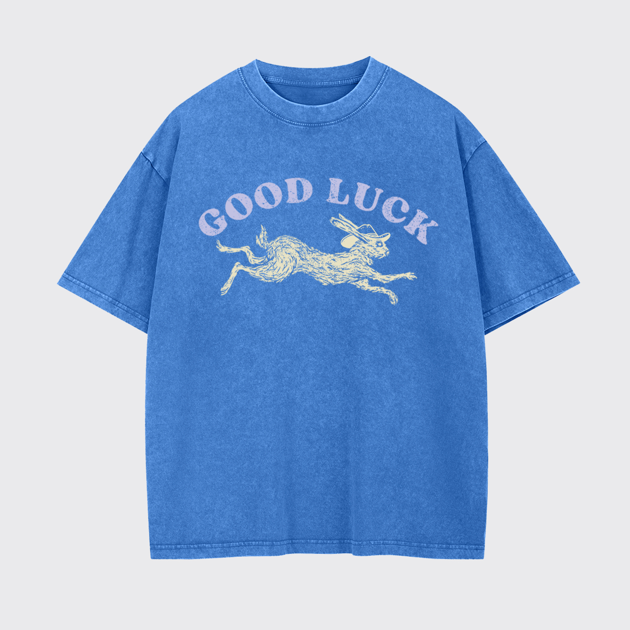 Good Luck Rabbit Garment-dye Tees