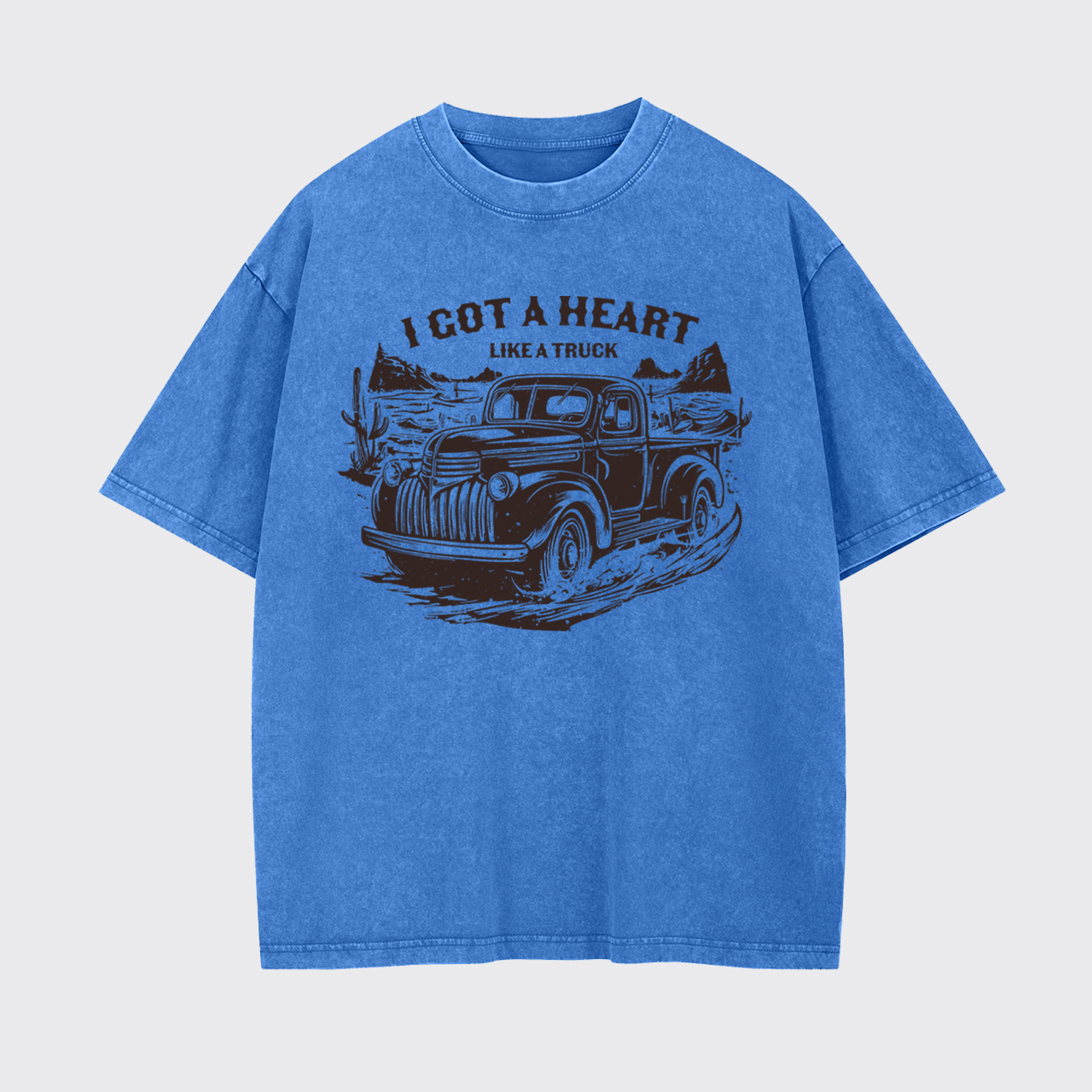 Heart Like A Truck Garment-dye Tees