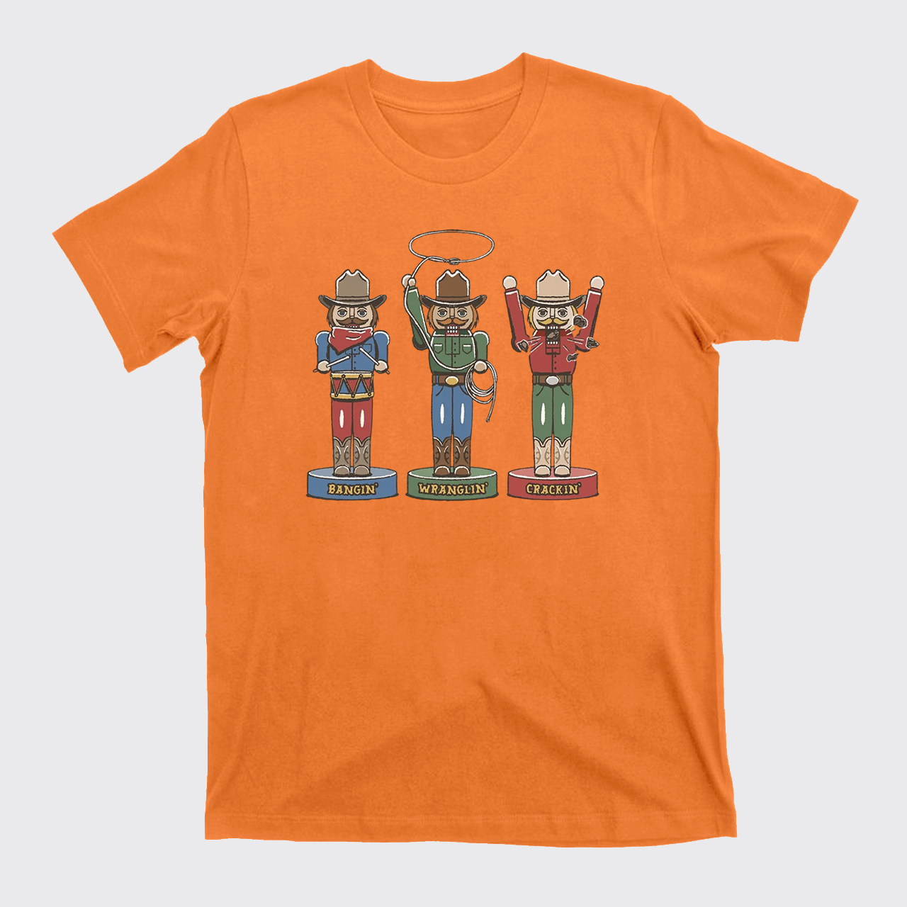 Retro Cowboy Christmas Holiday Season Western T-Shirts