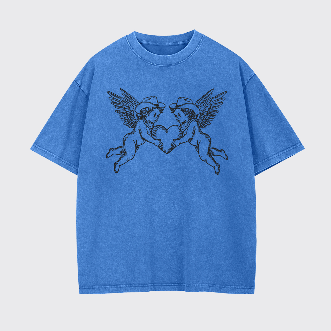 Valentine's Day Angel Garment-dye Tees