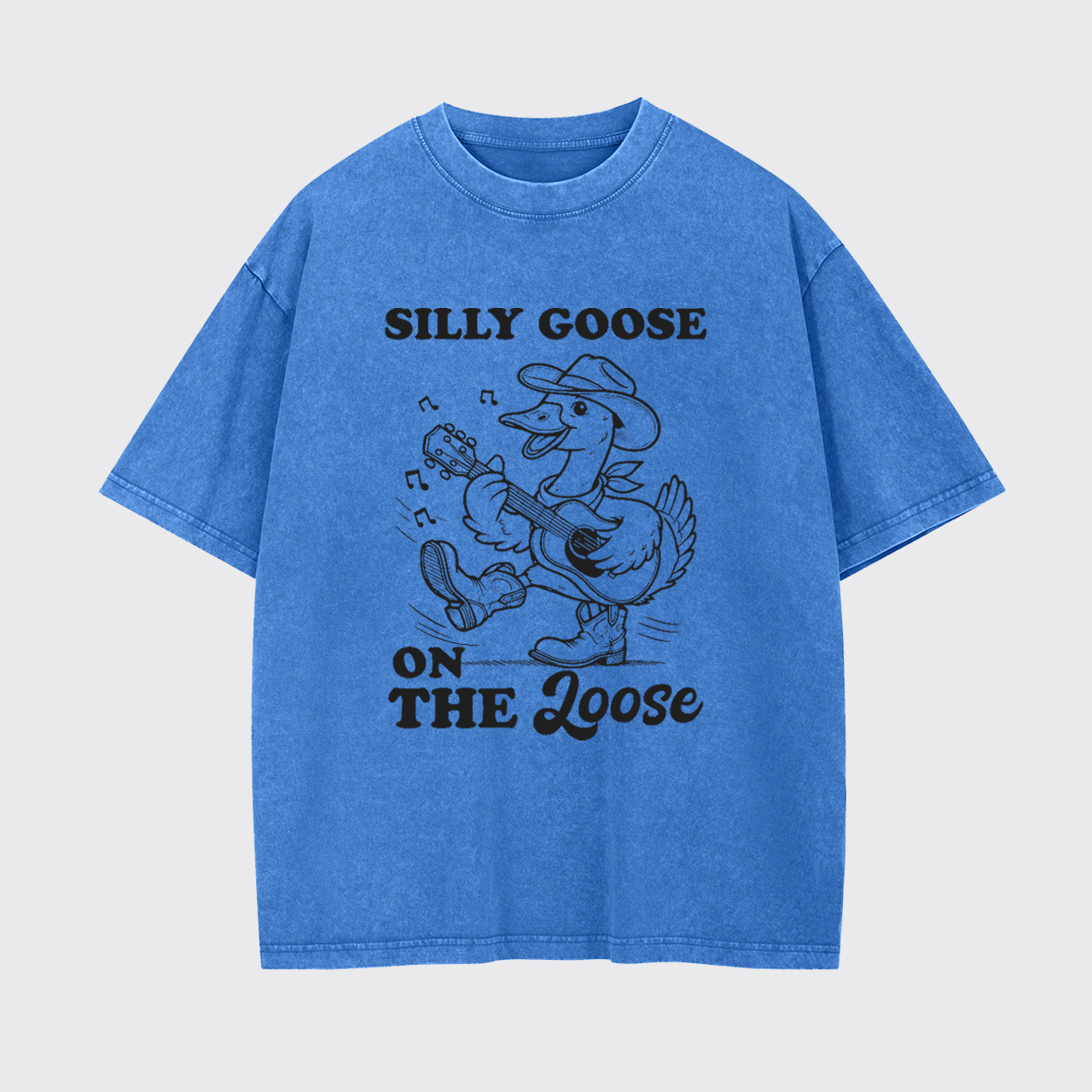 Retro Silly Goose Meme Garment-dye Tees