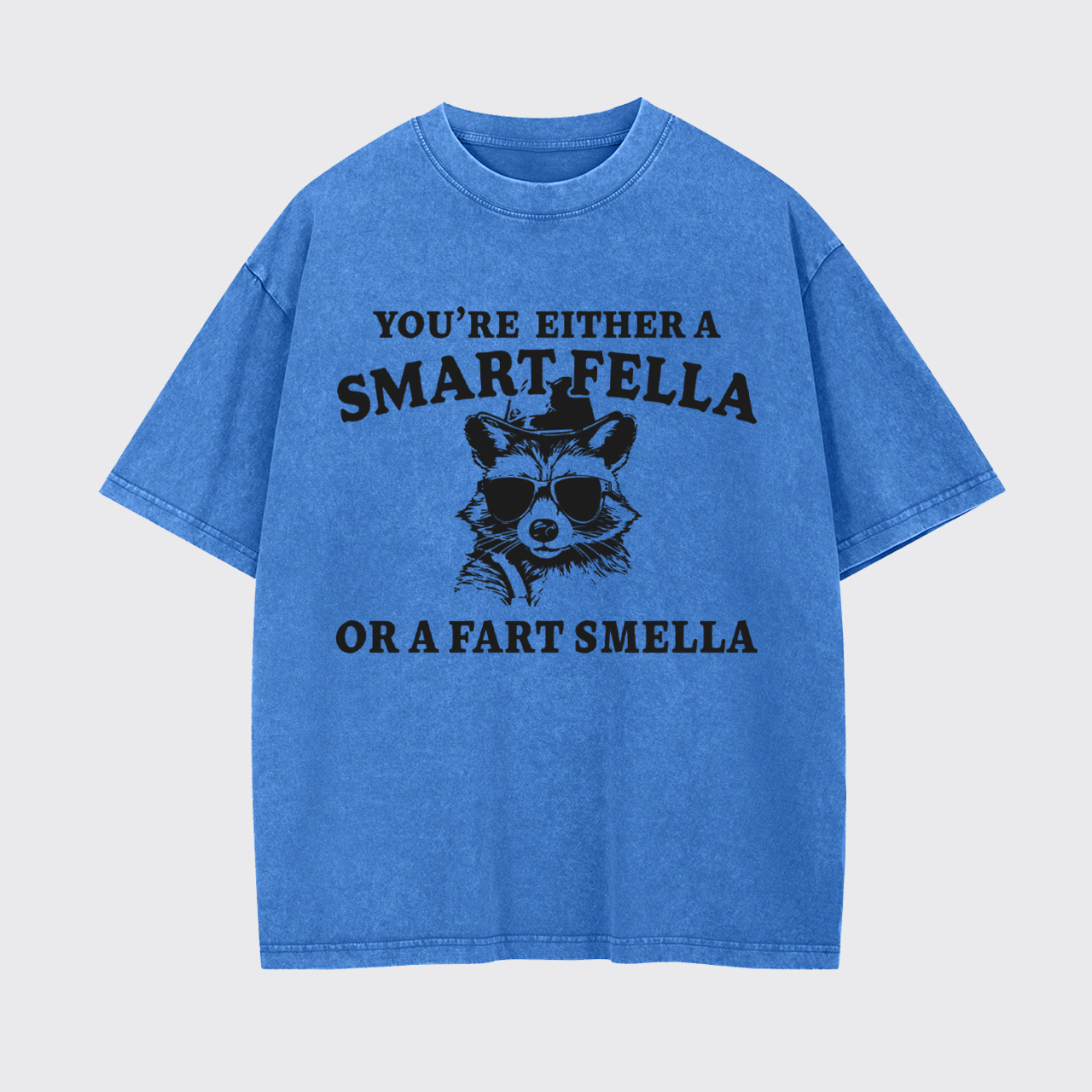 Smart Fella Or Fart Smella Garment-dye Tees