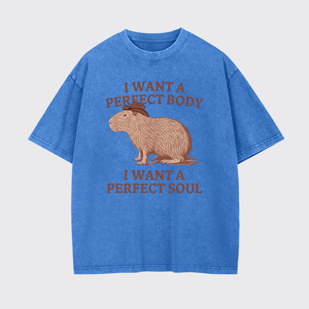I Want A Perfect Body And Soul Garment-dye Tees