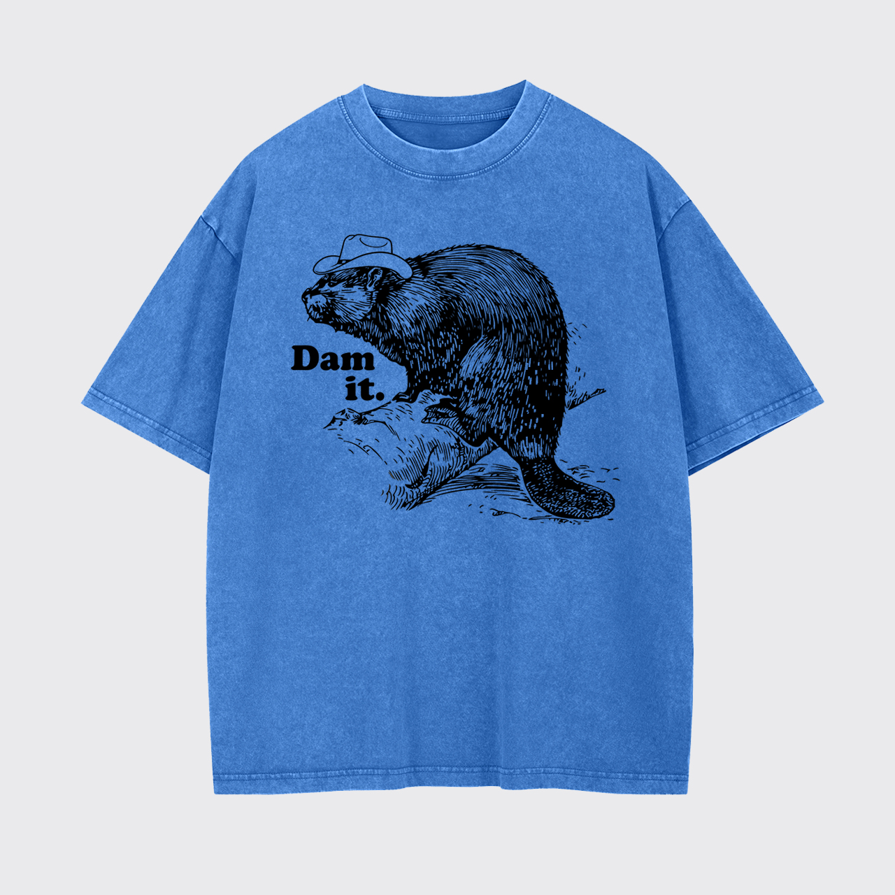 Funny Beaver Dam it Garment-dye Tees