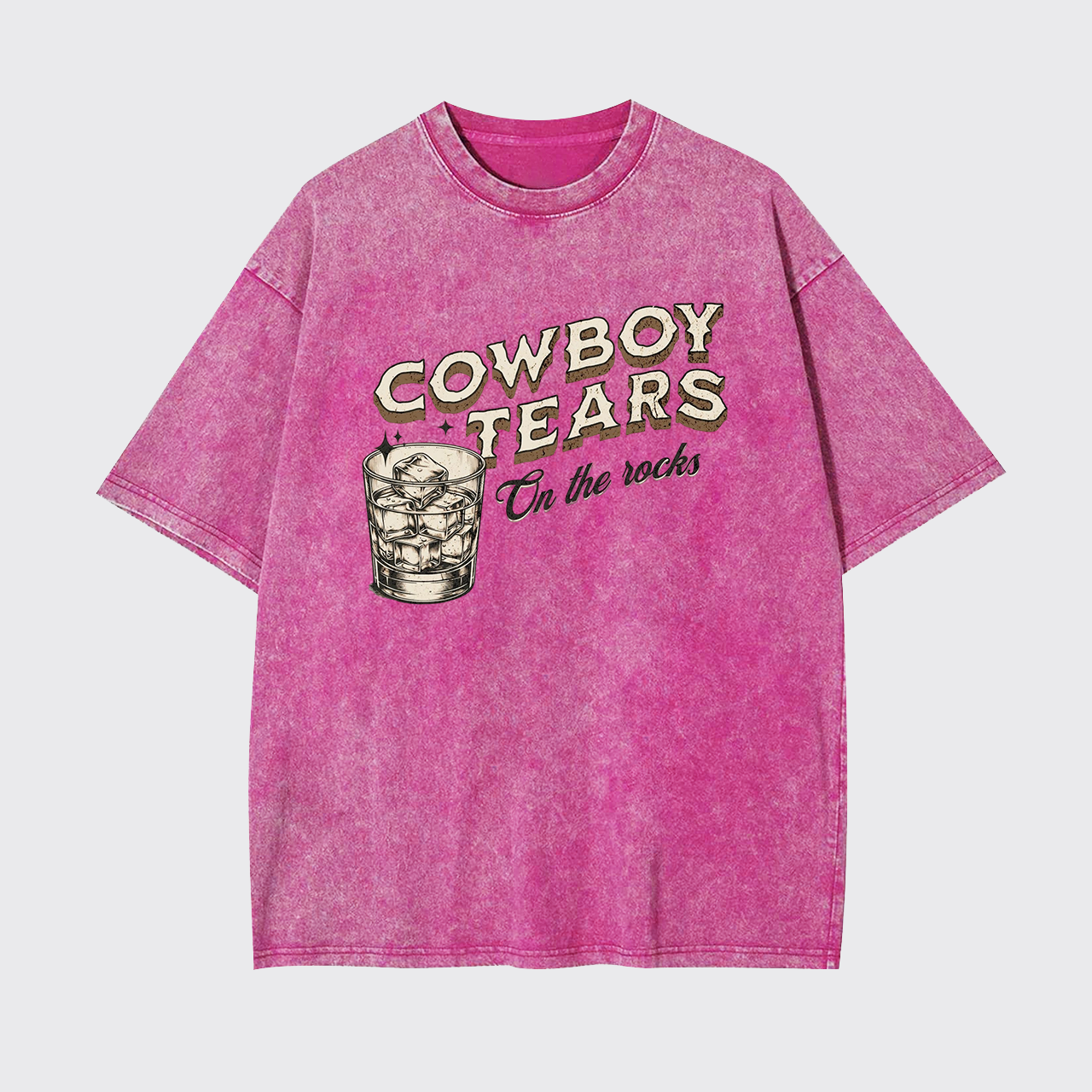 Cowboy Tears On The Rocks Garment-dye Tees