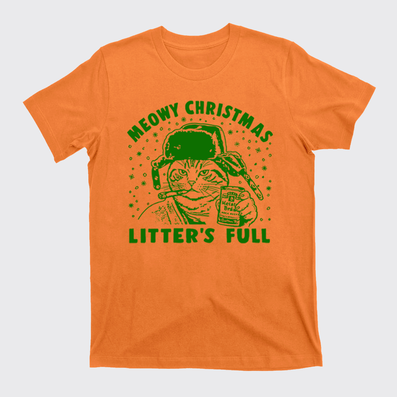 Meowy Christmas Litter's Full T-Shirts