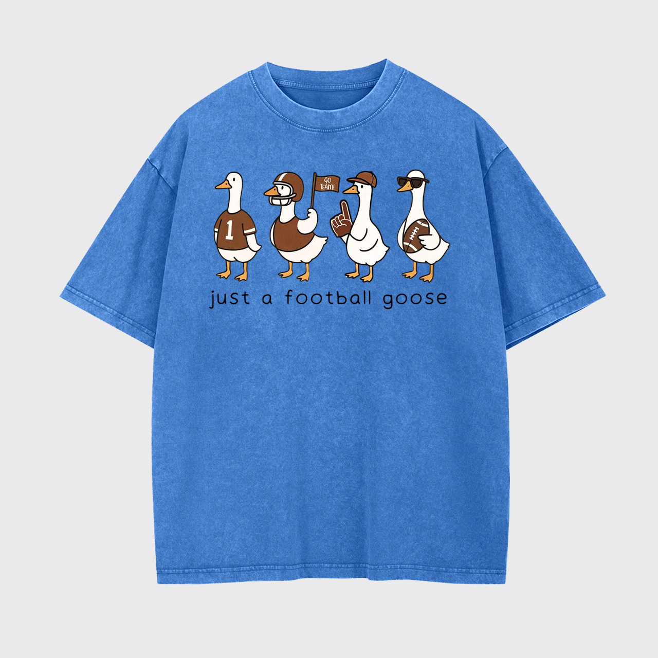 Silly Goose Football Garment-dye Tees
