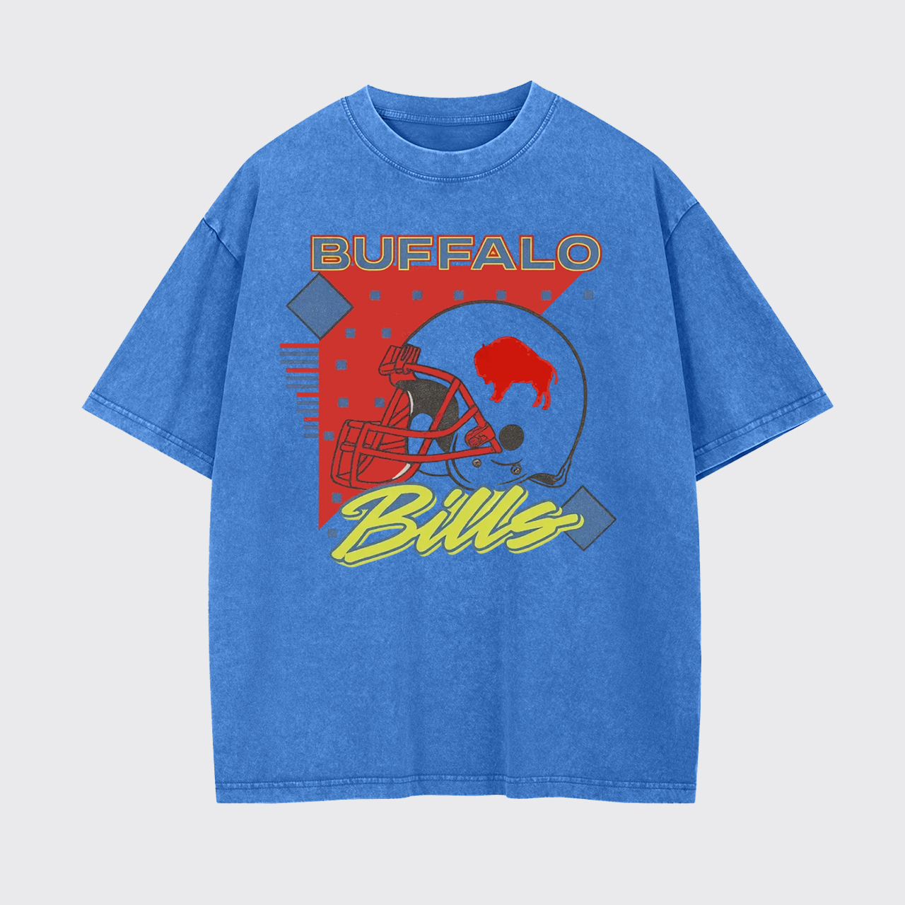 90s Retro Vintage Style Football Garment-dye Tees