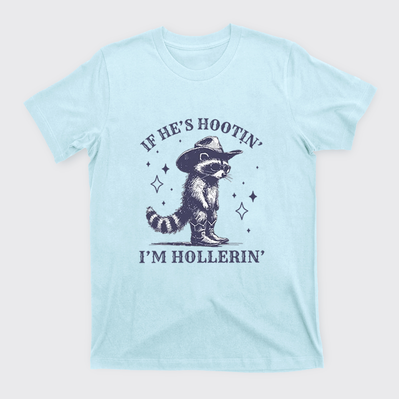 Funny Raccoon Matching Couples T-Shirts