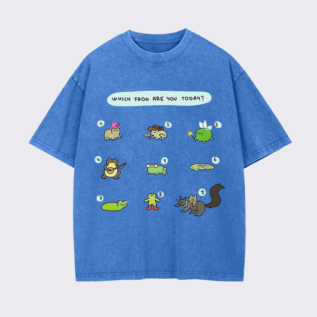 Which Frog Are You Today Garment-dye Tees