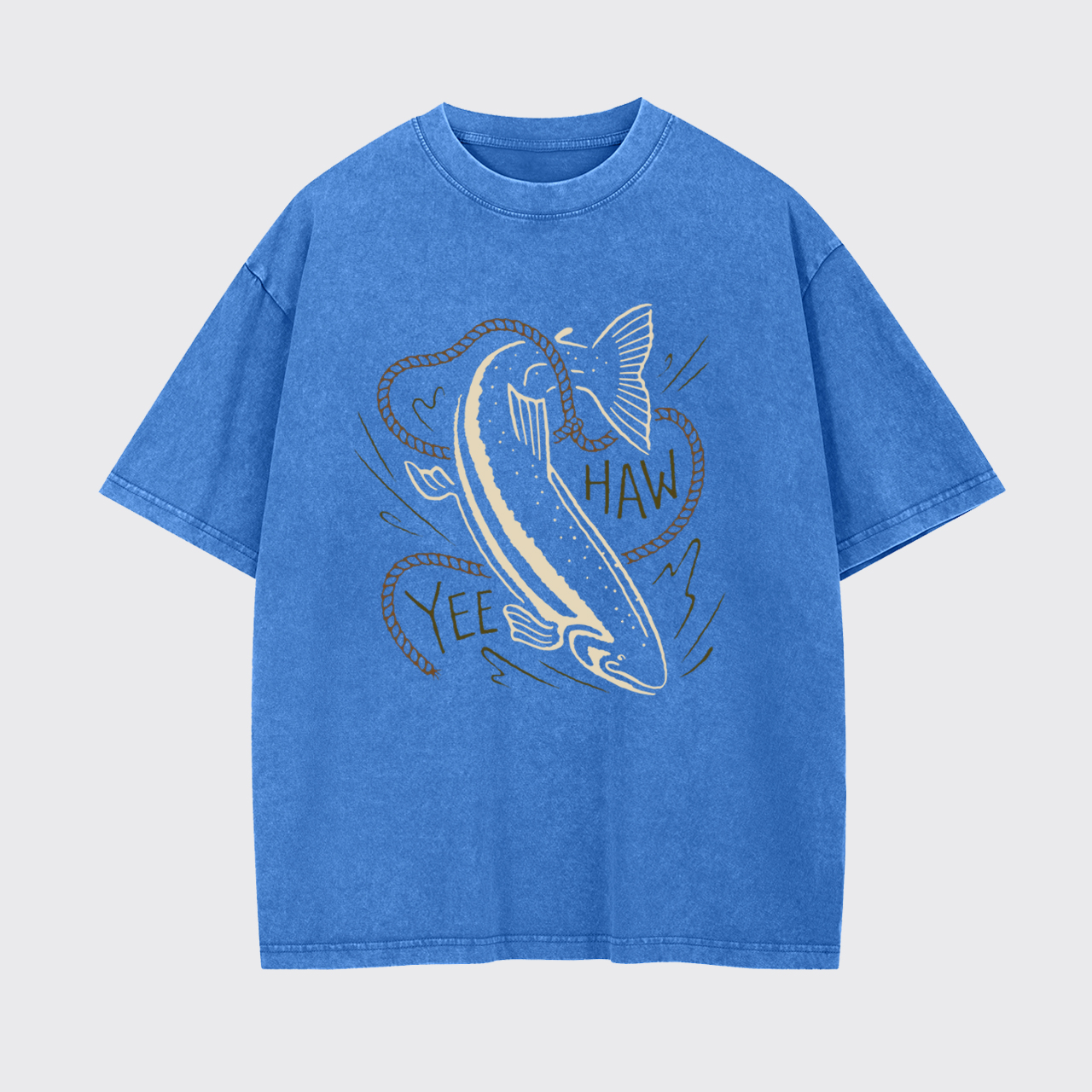 Ride the Wave Yee-Haw Garment-dye Tees