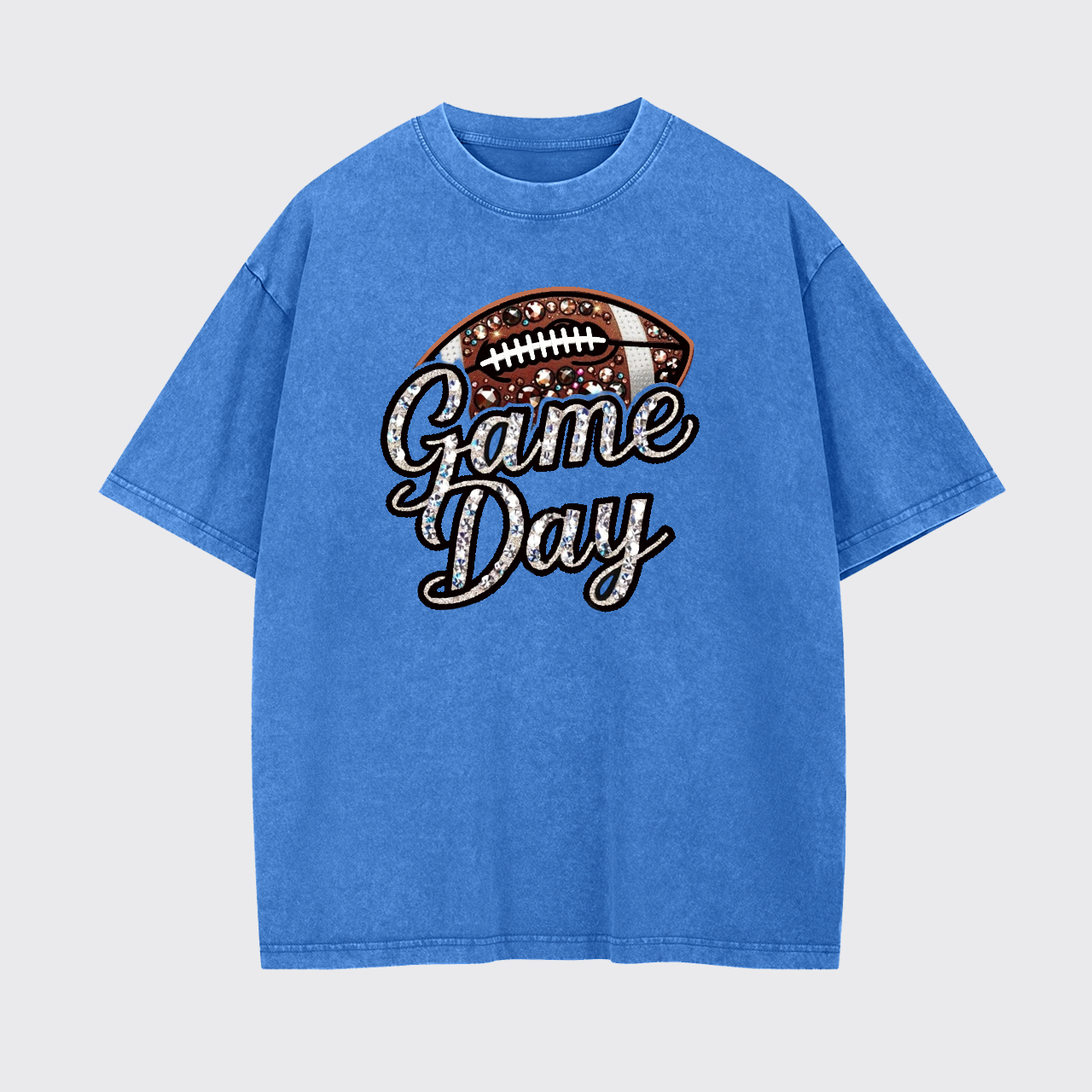Game Day Trendy Football Garment-dye Tees