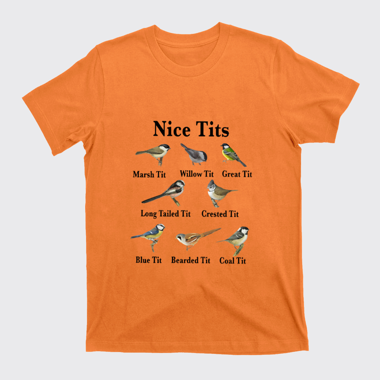 Funny Bird Tits T-Shirts