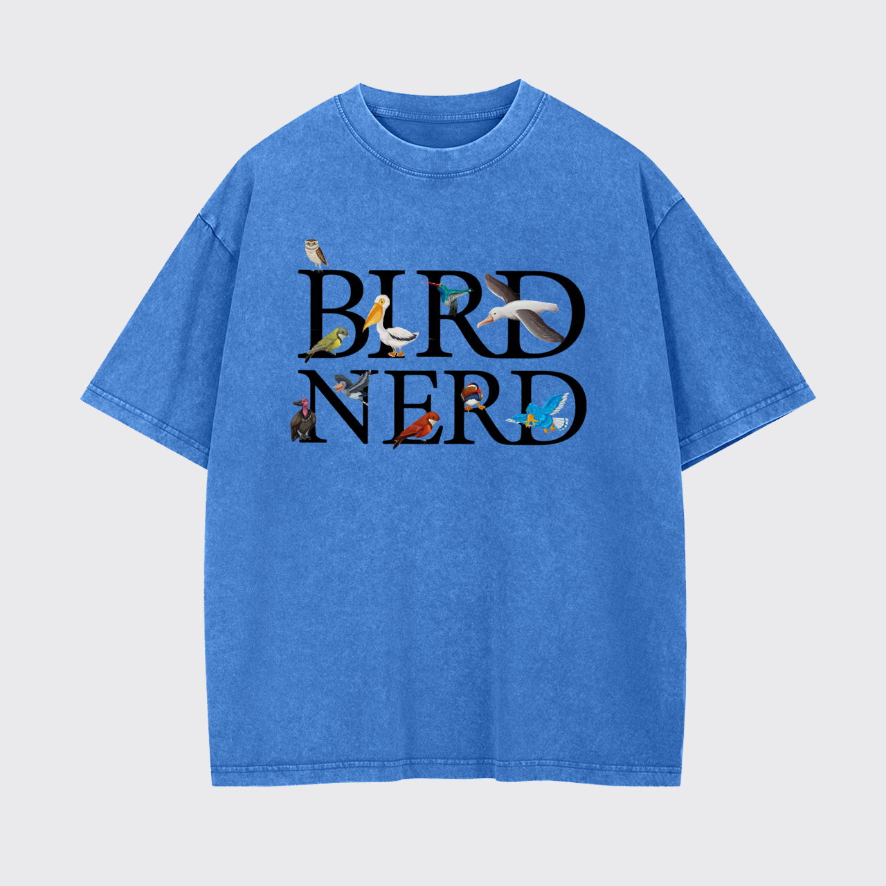 Bird Nerd Bird Watcher Garment-dye Tees