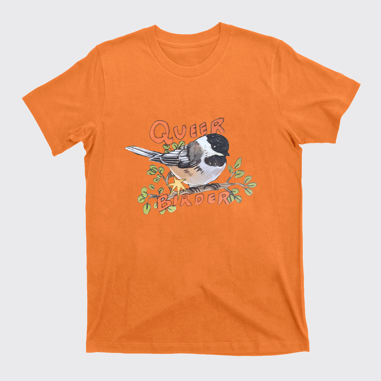 Queer Birder Chickadee T-Shirts