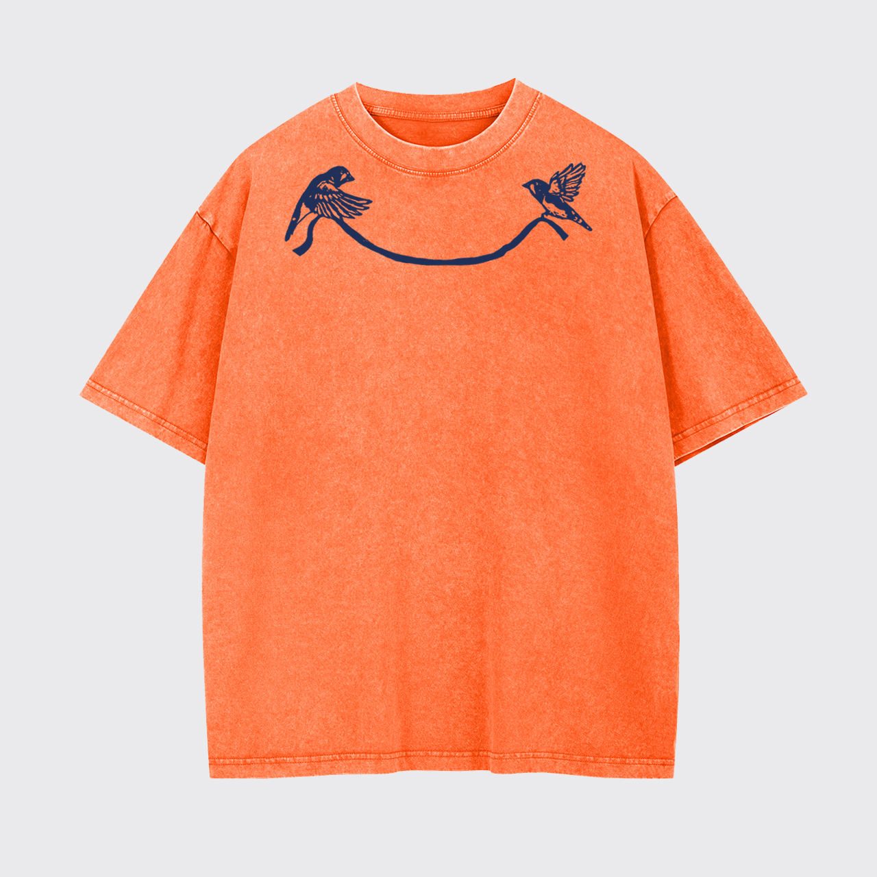 Twin Birds Garment-dye Tees