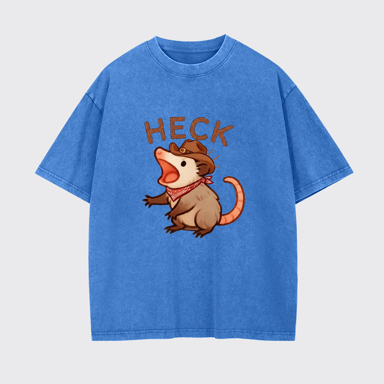 Funny Heck Possum Garment-dye Tees
