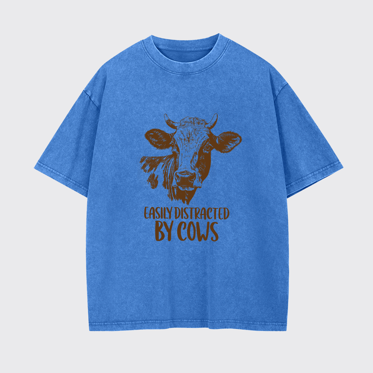Easily Distracted By Cows Garment-dye Tees