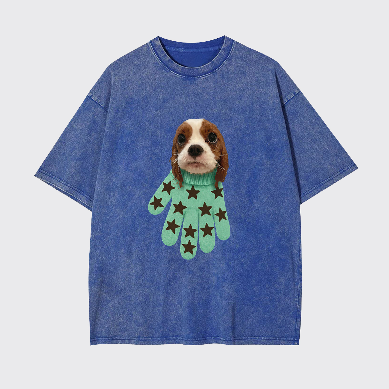 Personalized Pet in a Glove Garment-dye Tees