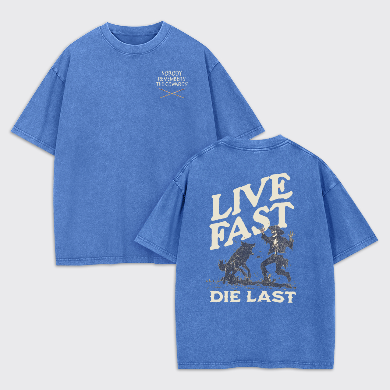 Live Fast Die Last Decoy Garment-dye Tees