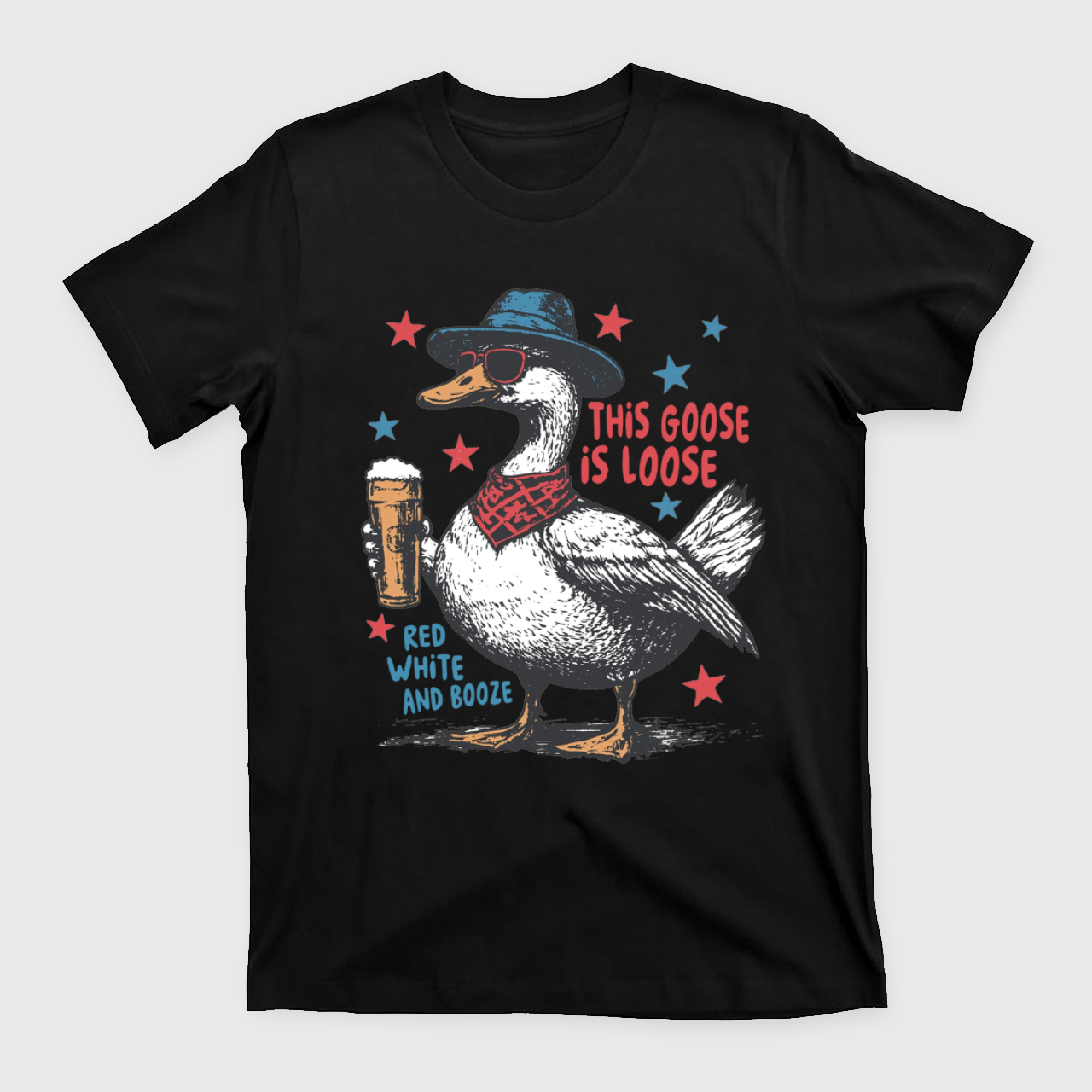 Humorous 4th Of July-This Goose Is Loose T-Shirts