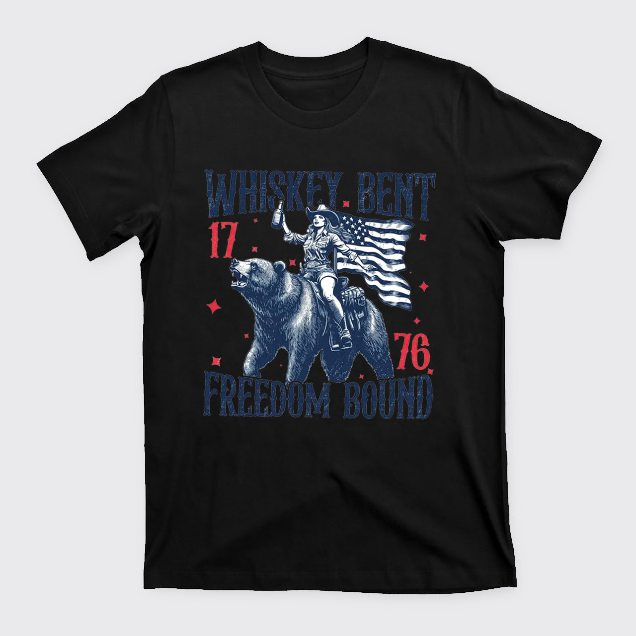 Independence Day-Whiskey Bent 1776 T-Shirts