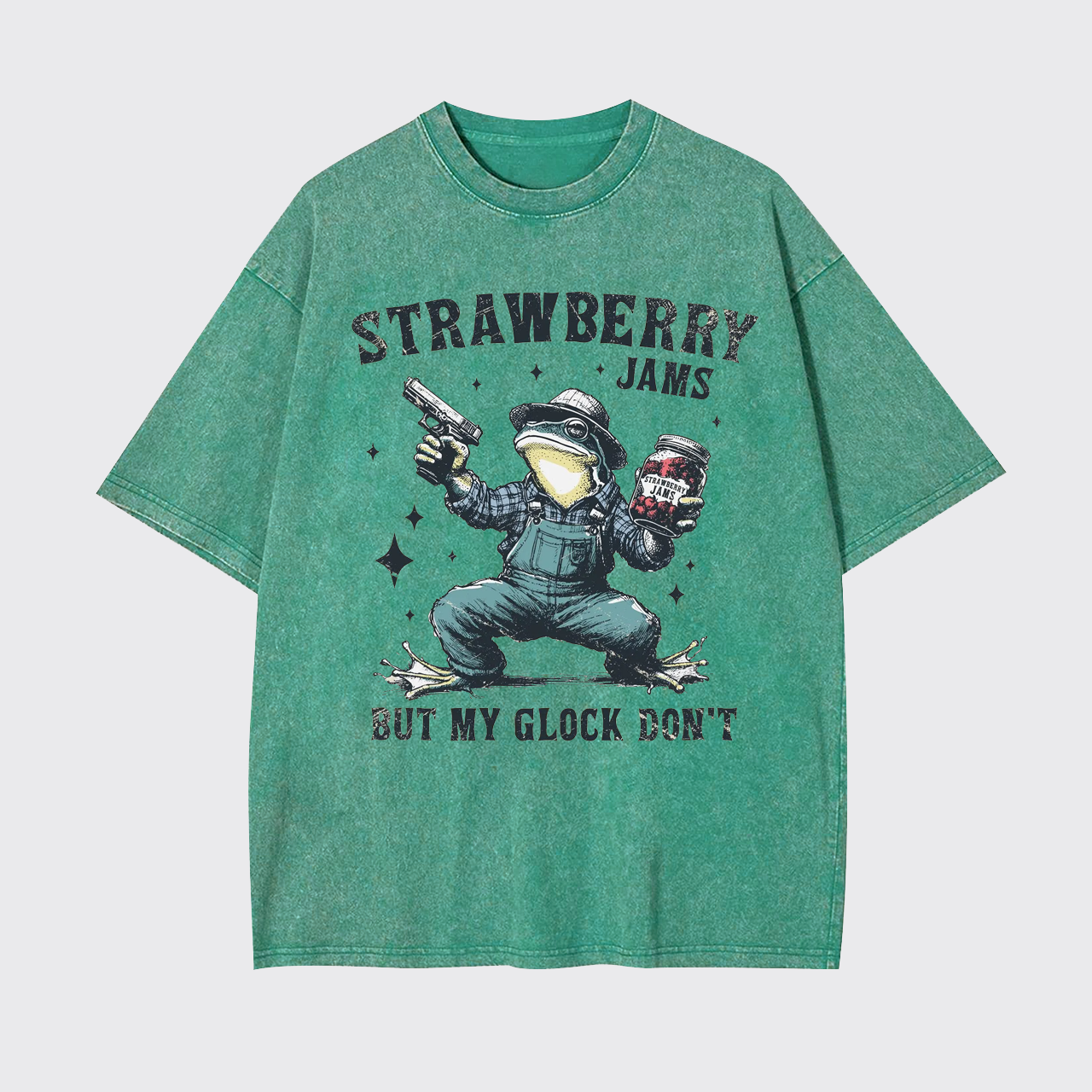 Sarcastic Strawberry Jams Garment-dye Tees