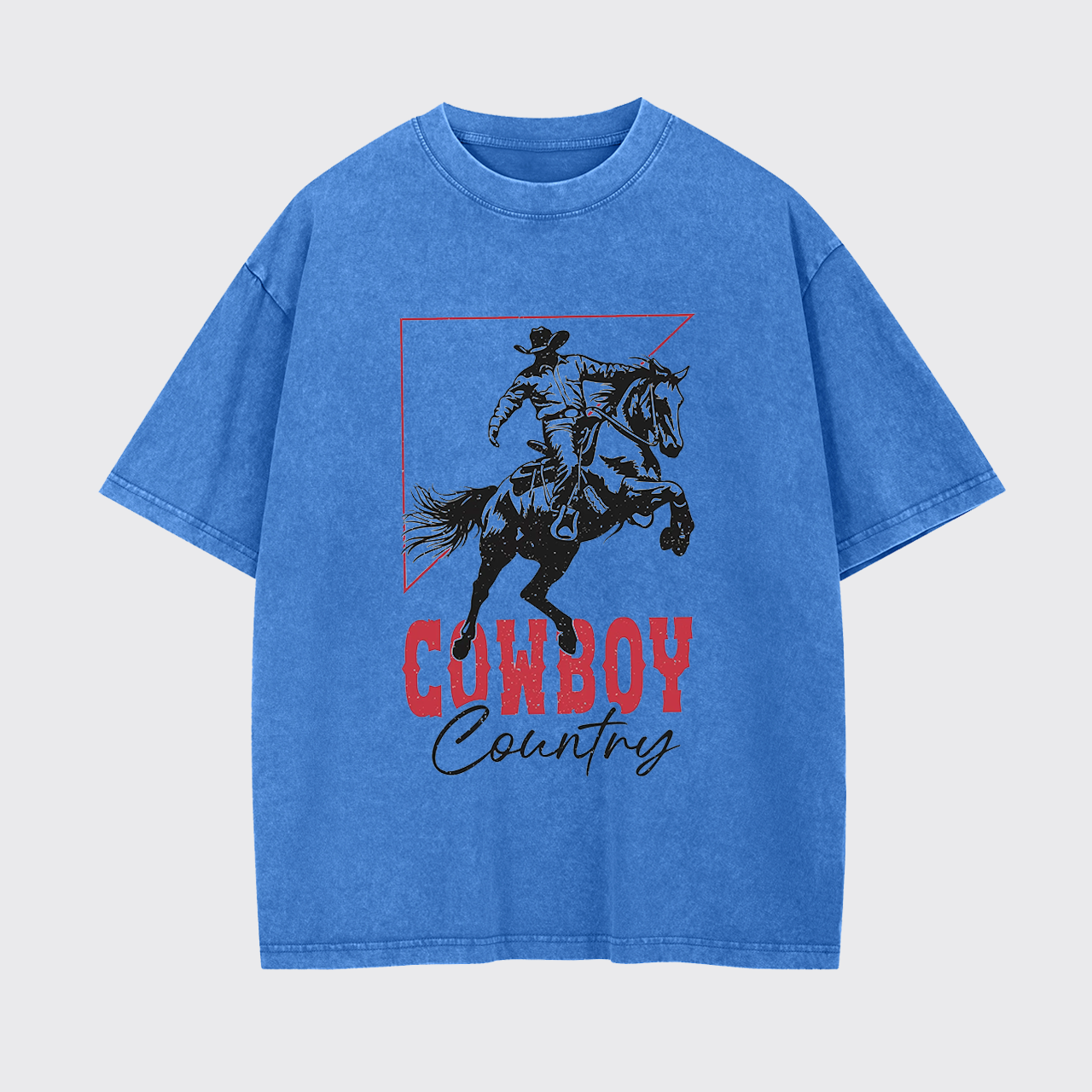 Western Cowboy Country Garment-dye Tees