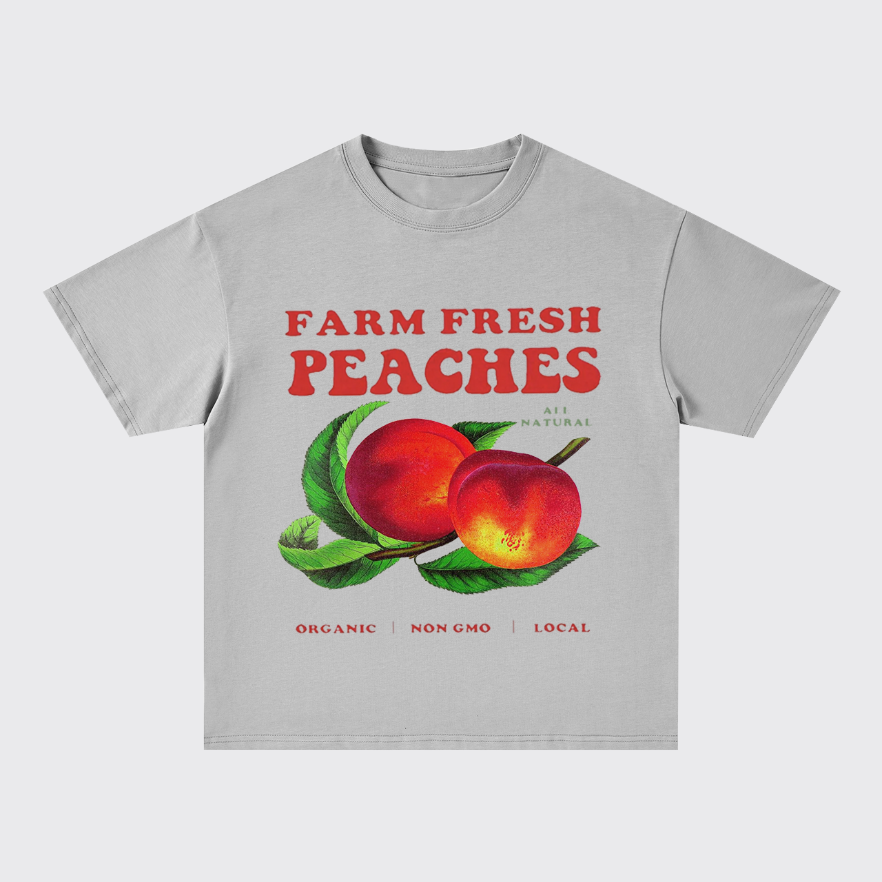 Retro Style-Fresh Peaches Oversize T-Shirts