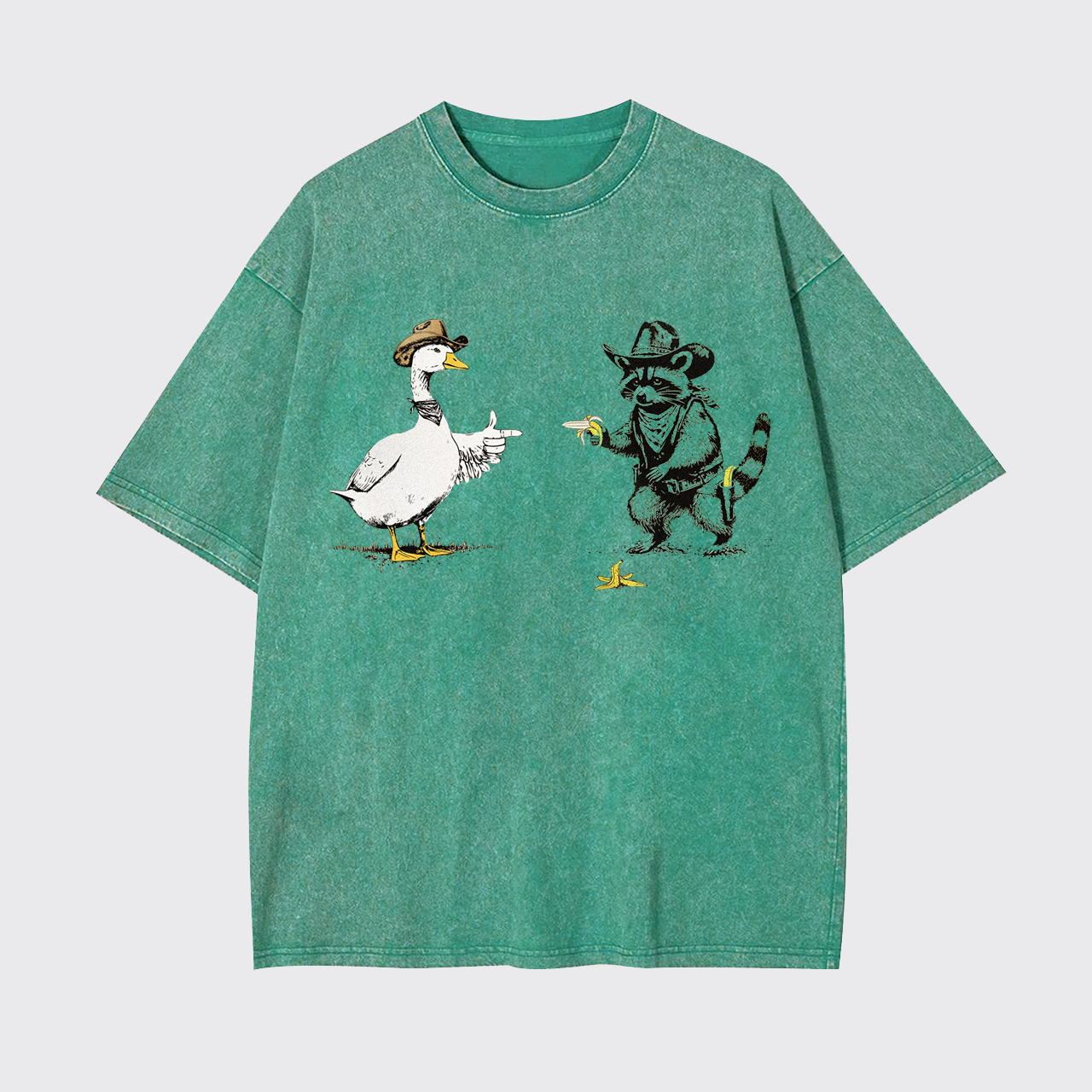 Meme Cowboy Goose Garment-dye Tees