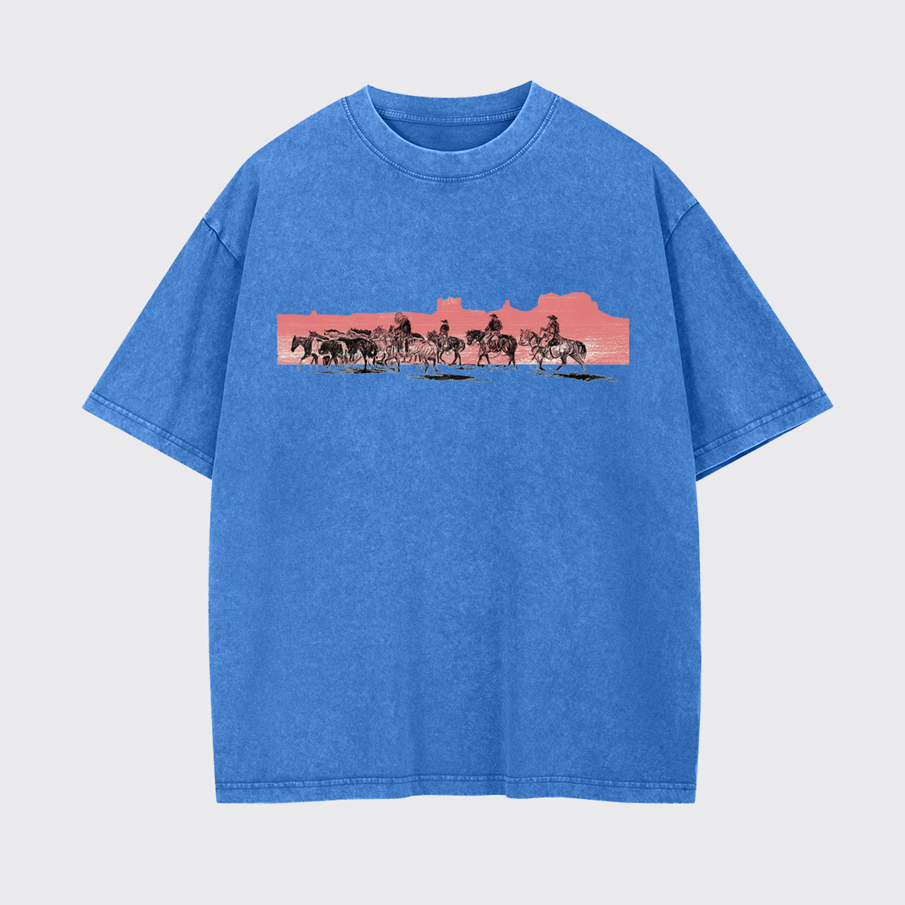 Desert Riding At Sunset Garment-dye Tees