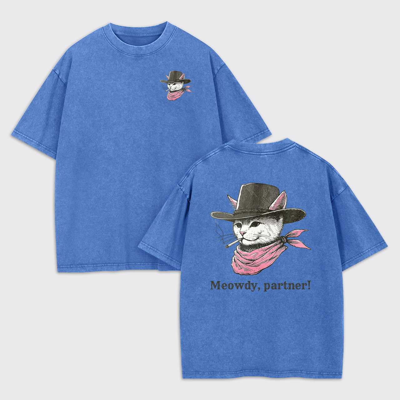Meowdy Partner Garment-dye Tees