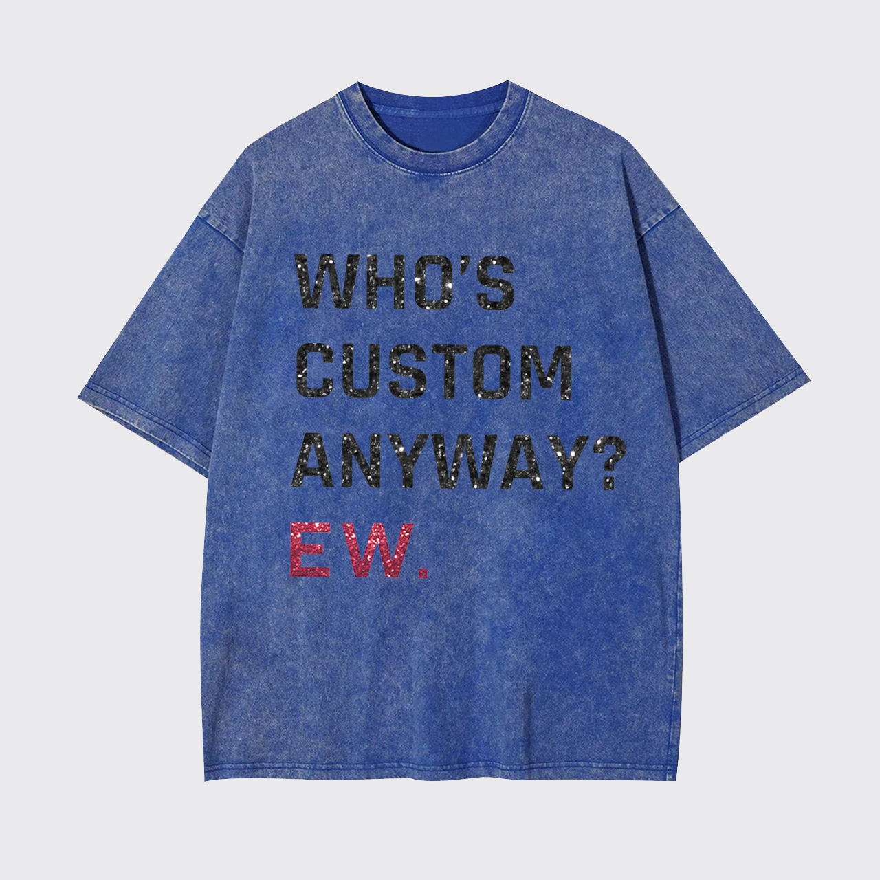Personalised Who's Anyway Music Garment-dye Tees