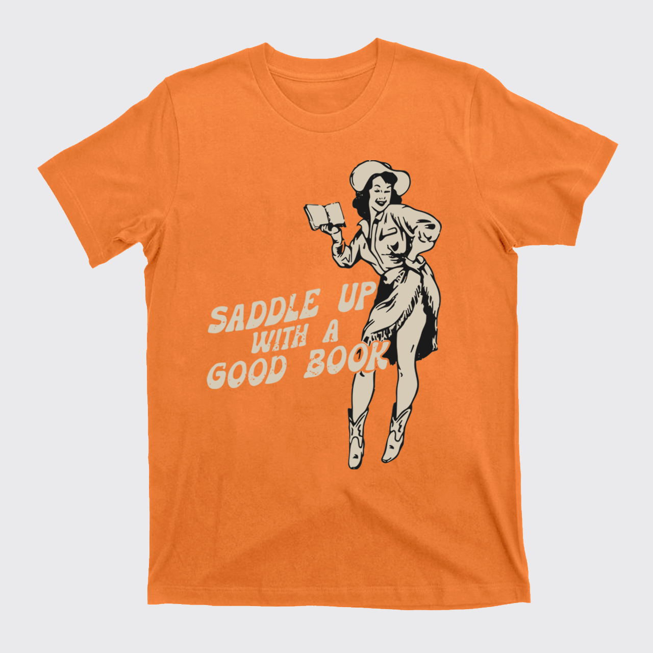 Retro Western Country Bookish Cowgirl T-Shirts