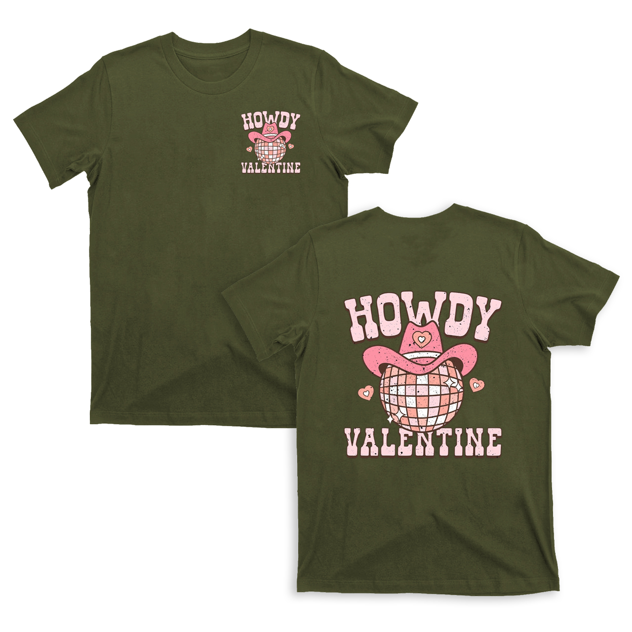 Howdy Valentine Shining Light Ball T-Shirts